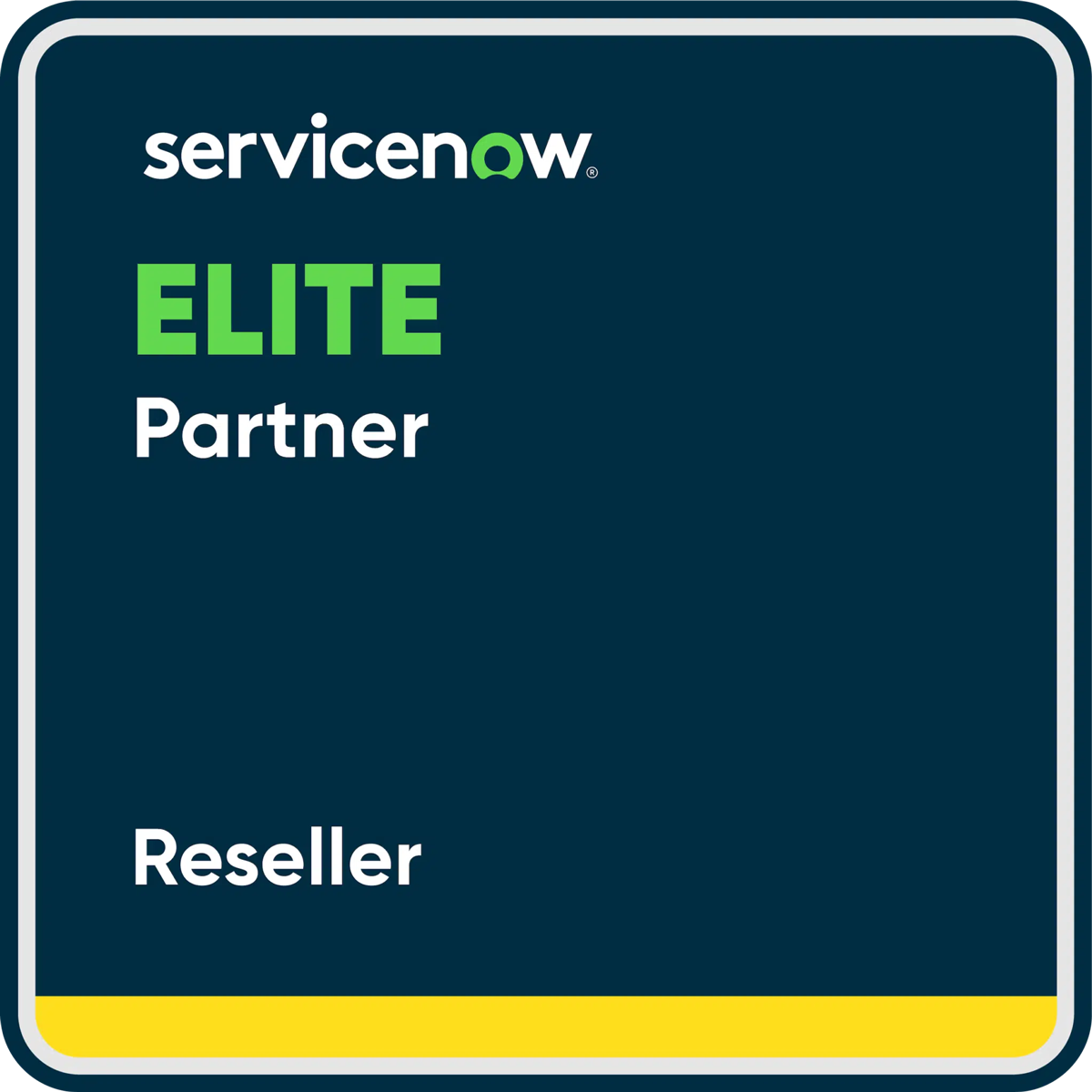 ServiceNow Reseller Badge